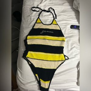 Ganni crochet swim wear worn once, size M very sexy swim wear
